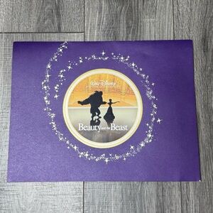 Disney Beauty and the Beast Lithograph Set 2002 Vintage
